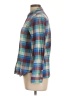 J.Crew 100% Cotton Plaid Blue Long Sleeve Button-Down Shirt Size 10 - photo 5