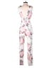 CBR Floral White Jumpsuit Size S - photo 2