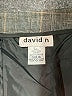 David N 100% Polyester Plaid Gray Dress Pants Size 16 - photo 4