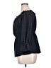 Lane Bryant 100% Polyester Black 3/4 Sleeve Blouse Size 14 - 16 Plus - photo 5
