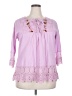 Unbranded Pink 3/4 Sleeve Blouse Size XXL - photo 1