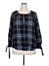 Max Jeans 100% Rayon Blue 3/4 Sleeve Blouse Size 2X - photo 1