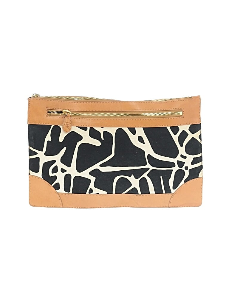 Pre-owned Diane Von Furstenberg Clutch In Tan