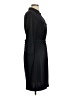 Talbots Solid Black Blue Casual Dress Size Lg Petite - photo 4