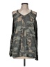Adora Camo Gray Sleeveless Top Size M - photo 1