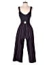 BCBGeneration Stripes Blue Jumpsuit Size 4 - photo 1