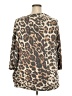 Heimish U.S.A Animal Print Brown Poncho Size 3X - photo 2