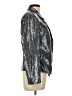 JM Studio Metallic Silver Blazer Size L - photo 4