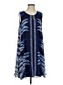Style&Co 100% Polyester Graphic Blue Casual Dress Size XS - photo 1