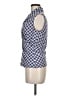 J. McLaughlin 100% Nylon Blue Sleeveless Button-Down Shirt Size M - photo 5