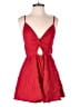 Shein 100% Polyester Hearts Red Romper Size 6 - photo 1