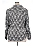 Investments Chevron-herringbone Silver Long Sleeve Blouse Size XL - photo 2