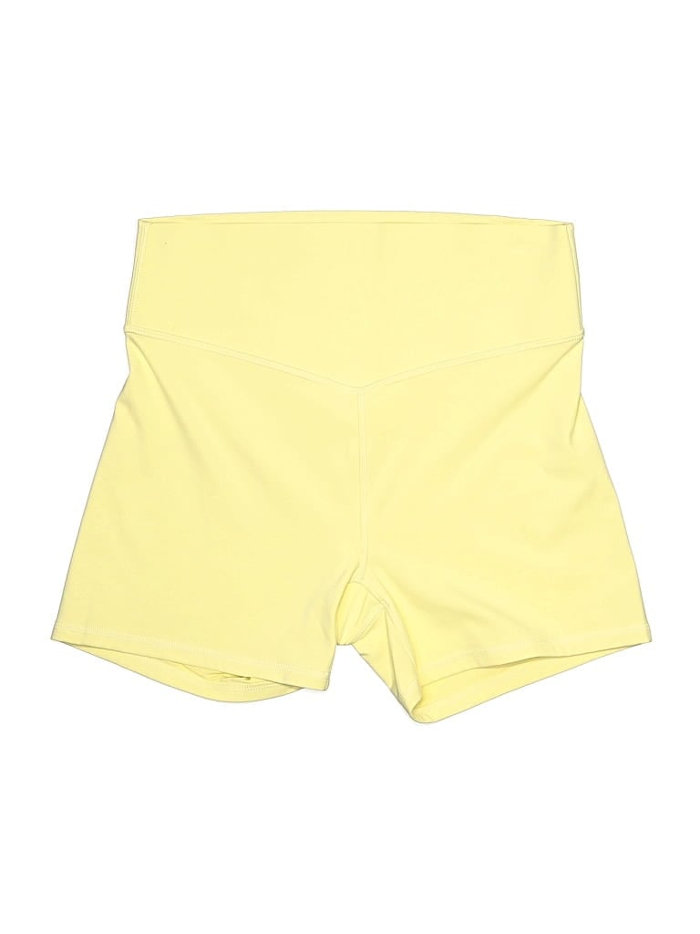 Pre-owned Fabletics Athletic Shorts In Yellow