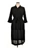 Torrid 100% Polyester Black Casual Dress Size 1X Plus (1) - photo 1