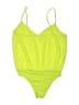 Free Press 100% Polyester Green Bodysuit Size XS - photo 2