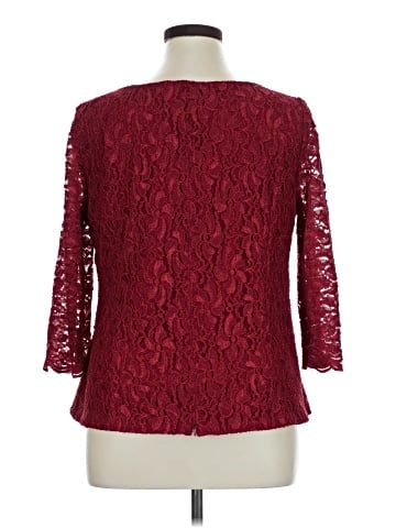 Alex Evenings 3/4 Sleeve Blouse (view 2)