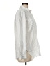 Ann Taylor LOFT Stripes Ivory Long Sleeve Button-Down Shirt Size M - photo 4