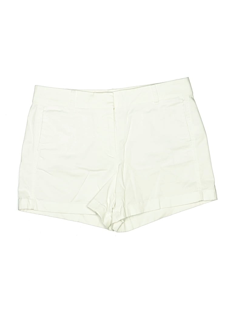 Pre-owned Jcrew Khaki Shorts In Ivory