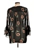 CAbi 100% Polyester Black 3/4 Sleeve Blouse Size L - photo 2