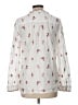 Talbots 100% Cotton Ivory Long Sleeve Blouse Size L - photo 2