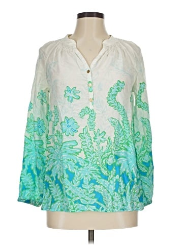 Lilly Pulitzer Long Sleeve Blouse (view 1)