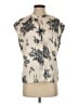 Elie Tahari 100% Polyester Ivory Sleeveless Blouse Size S - photo 1