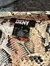 DKNY 100% Polyester Animal Print Ivory Short Sleeve Blouse Size XL - photo 7