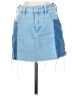 PacSun 100% Cotton Blue Denim Skirt Size 24 waist - photo 1