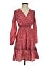 Unbranded Polka Dots Red Casual Dress Size S - photo 1