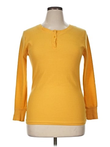 Splash Long Sleeve Henley (view 1)