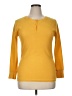 Splash Yellow Long Sleeve Henley Size 1X - photo 1