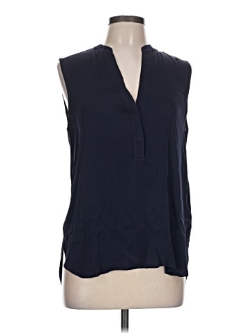 Vince. Sleeveless Silk Top (view 1)