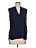 Vince. Blue Sleeveless Silk Top Size L - photo 1