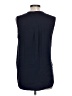 Vince. Blue Sleeveless Silk Top Size L - photo 2
