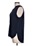 Vince. Blue Sleeveless Silk Top Size L - photo 5