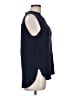 Vince. Blue Sleeveless Silk Top Size L - photo 4