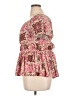 Torrid Paisley Pink Short Sleeve Blouse Size 1X Plus (1) - photo 5