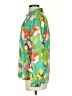 Zara Floral Green Long Sleeve Blouse Size XS - photo 5