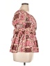 Torrid Paisley Pink Short Sleeve Blouse Size 1X Plus (1) - photo 4