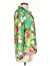 Zara Floral Green Long Sleeve Blouse Size XS - photo 4