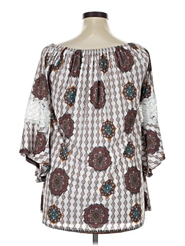 Win Win 3/4 Sleeve Blouse (view 2)
