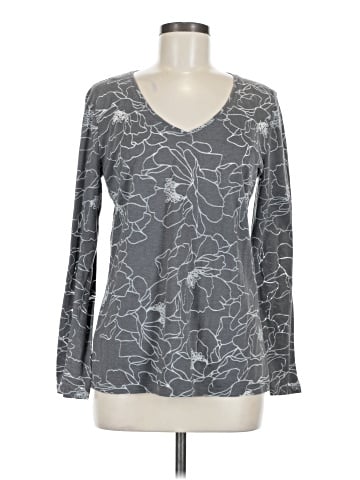 Ann Taylor Factory Long Sleeve T-Shirt (view 1)