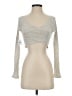 FP Movement Silver Long Sleeve Top Size XS - photo 1