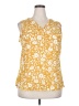 Maurices 100% Polyester Yellow Sleeveless Blouse Size XXL - photo 1