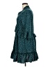 Unbranded 100% Polyester Polka Dots Teal Casual Dress Size XL - photo 5
