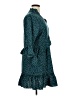 Unbranded 100% Polyester Polka Dots Teal Casual Dress Size XL - photo 4