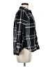 Sandra Ingrish 100% Cotton Plaid Black Long Sleeve Button-Down Shirt Size M (petite) - photo 4