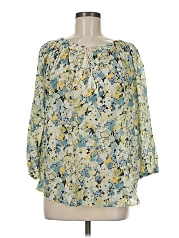 Chaps 3/4 Sleeve Blouse (view 1)