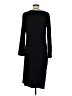 Gap Solid Black Casual Dress Size M - photo 2
