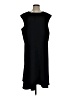 MM. LaFleur 100% Polyester Solid Black Casual Dress Size 2 - photo 1